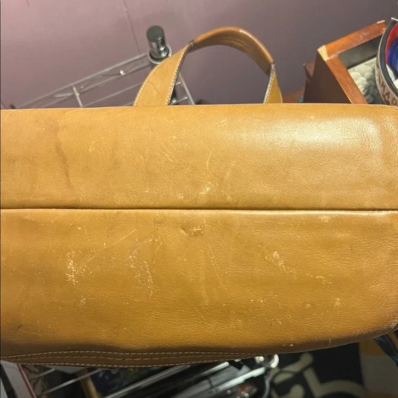 Brown Coach SoHo Signature Mini Tote Bag - Picture 9 of 15